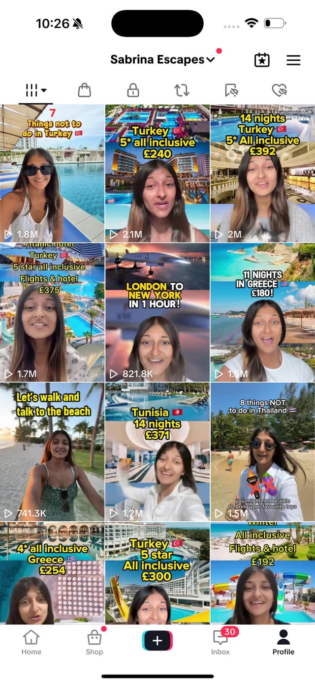 Social Media Content