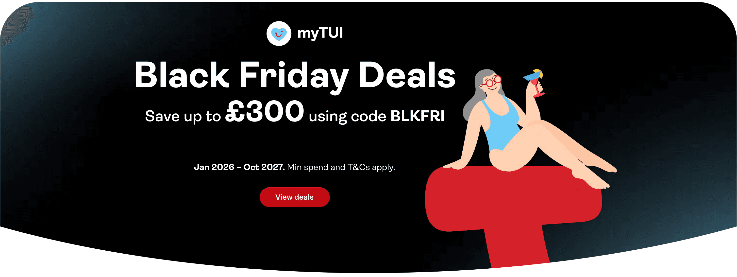 Get up to £300 off TUI deals this Black Friday! 💥