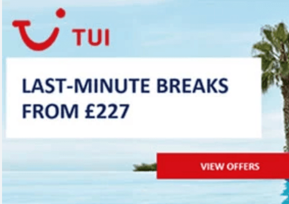 Last minute bargain holidays from £190 pp! 🤯 lots of destinations!