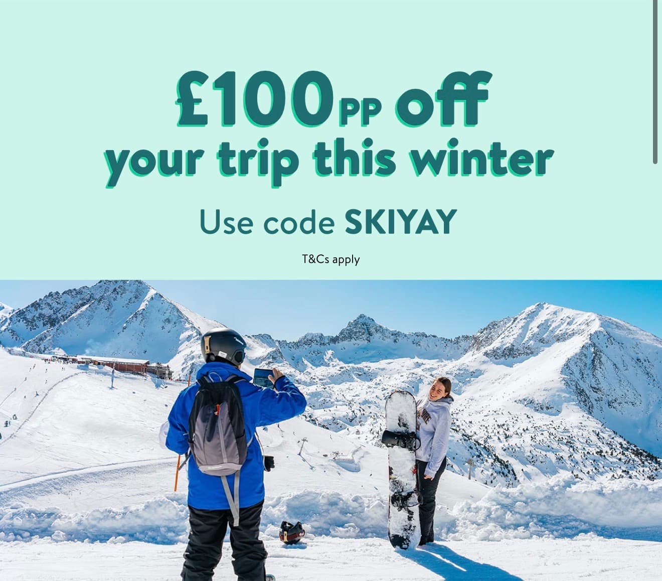 Ski Holiday sale! ⛷️❄️